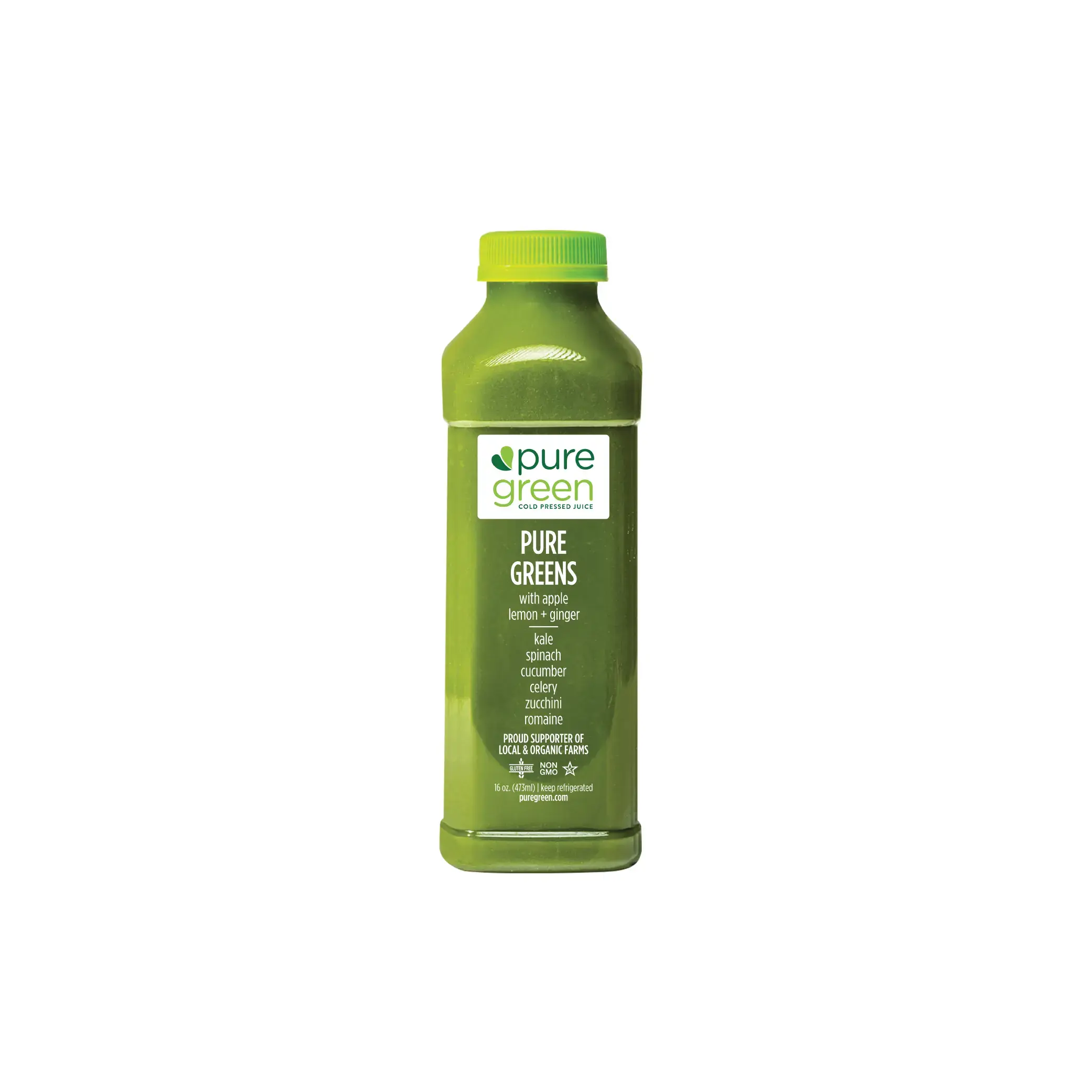 Pure Green cold-pressed green juices