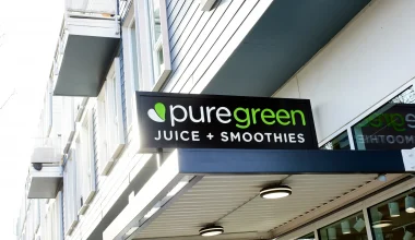 Pure Green Portland Signage